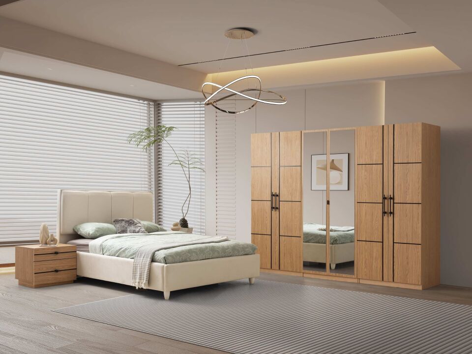 ERENLİFE NEOM 6 KAPAKLI DOLAP