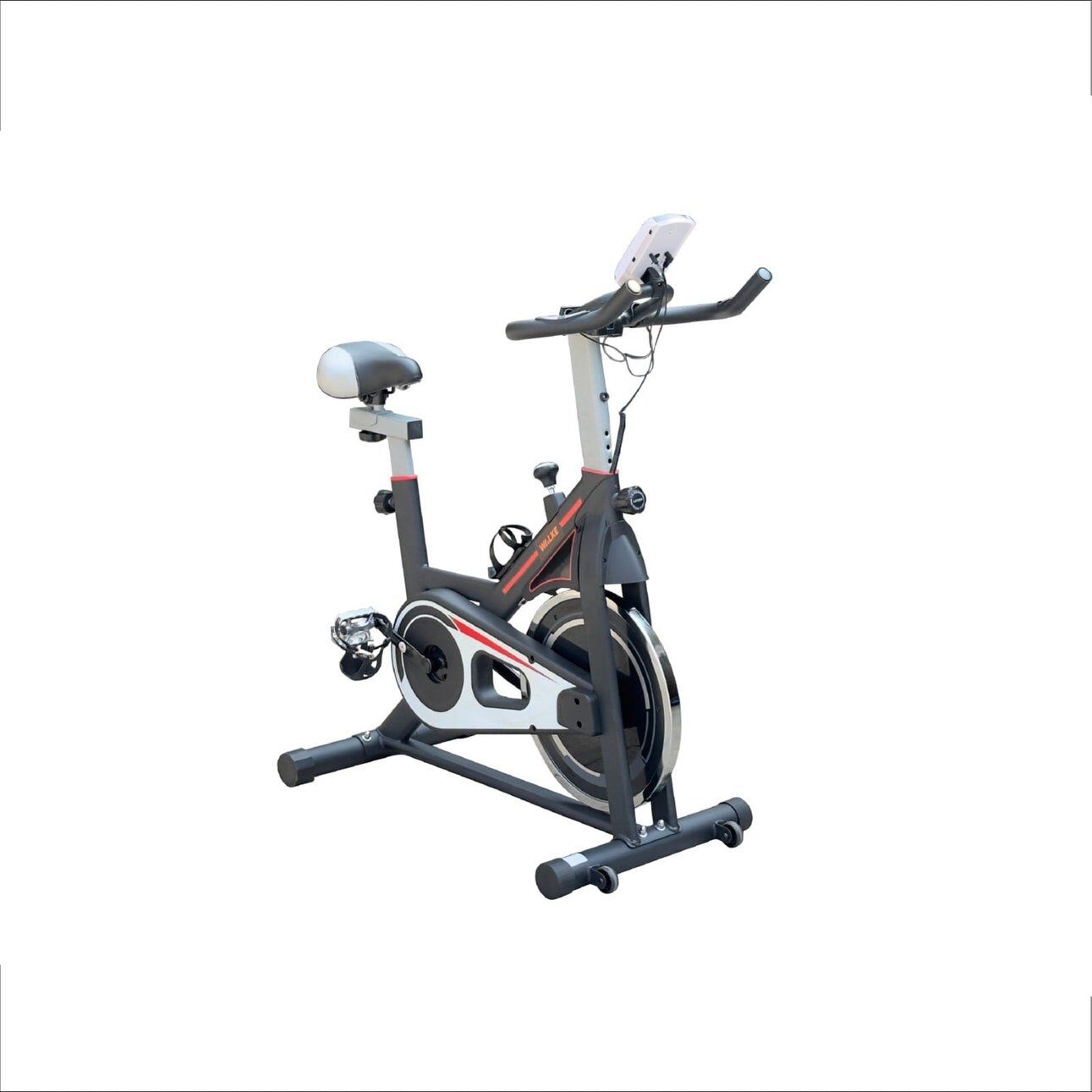 WALKE HEALİFE SPİNNİNG KONDİSYON BİSİKLETİ SPİN BİKE DİRENÇ AYARLANABİLİR NABIZ ÖLÇER 8 KG DİSK