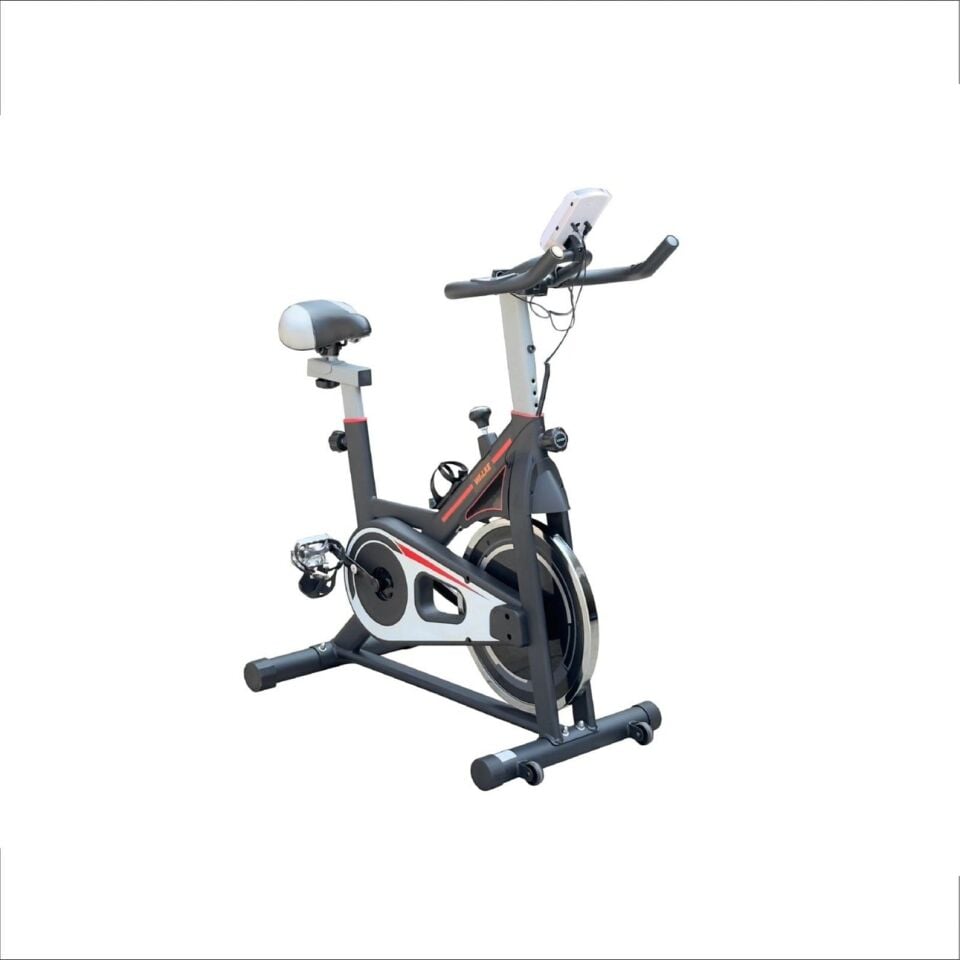 WALKE HEALİFE SPİNNİNG KONDİSYON BİSİKLETİ SPİN BİKE DİRENÇ AYARLANABİLİR NABIZ ÖLÇER 8 KG DİSK