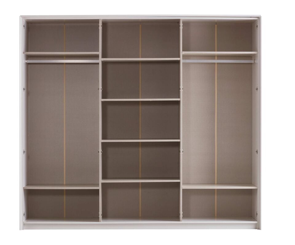 ARNO ASYA 6 KAPILI YATAK ODASI TAKIMI-BAŞLIKSIZ(DOLAP+KOMODİN+ŞİFONYER+AYNA)