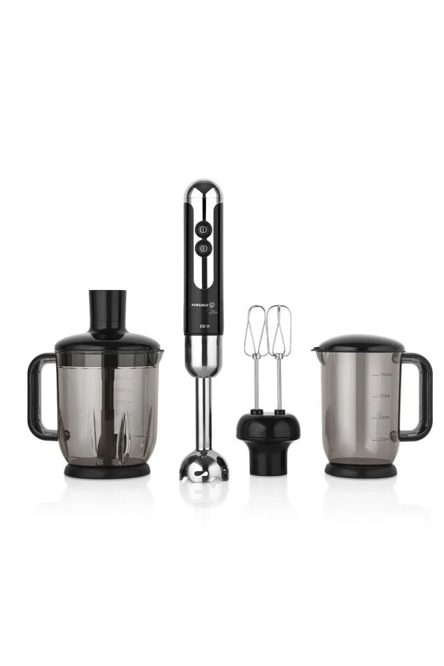 Korkmaz A447-12 Mia Mega Blender Set Siyah