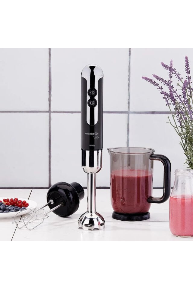 Korkmaz A447-12 Mia Mega Blender Set Siyah