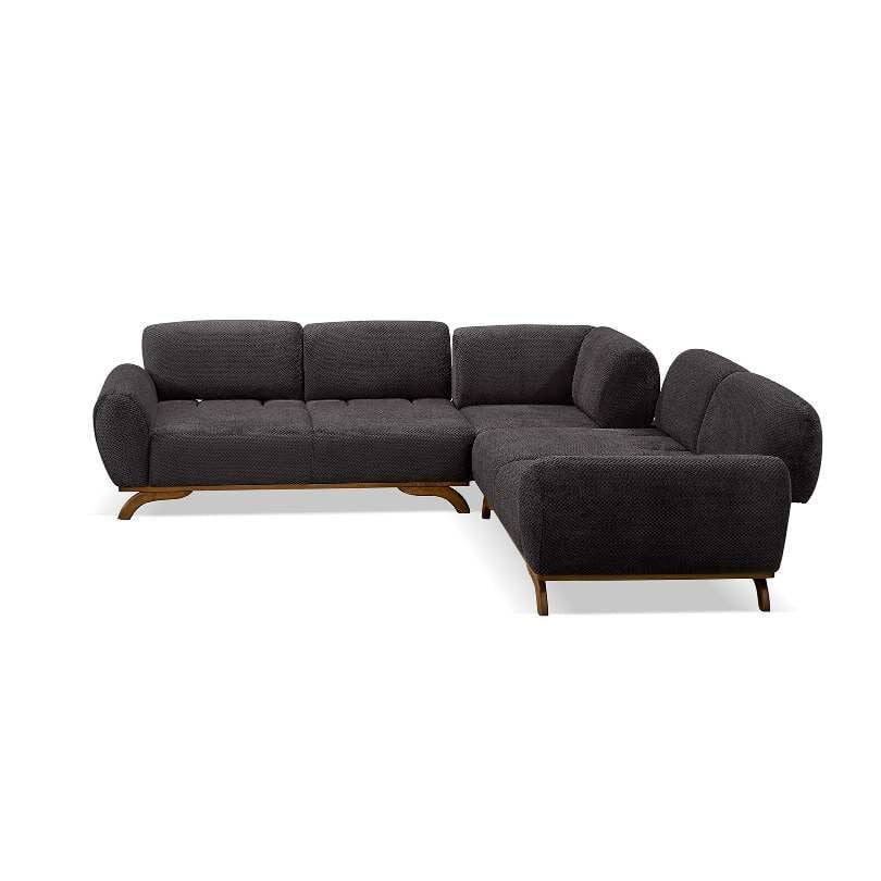 RAHAT TURKUAZ KÖŞE TAKIMI(KUMAŞ RHT209 ANTRASİT)