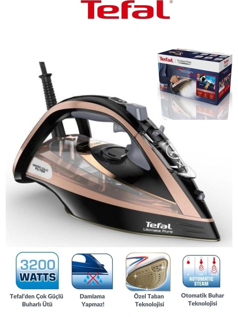 TEFAL PURE FV9852 3200W ÜTÜ