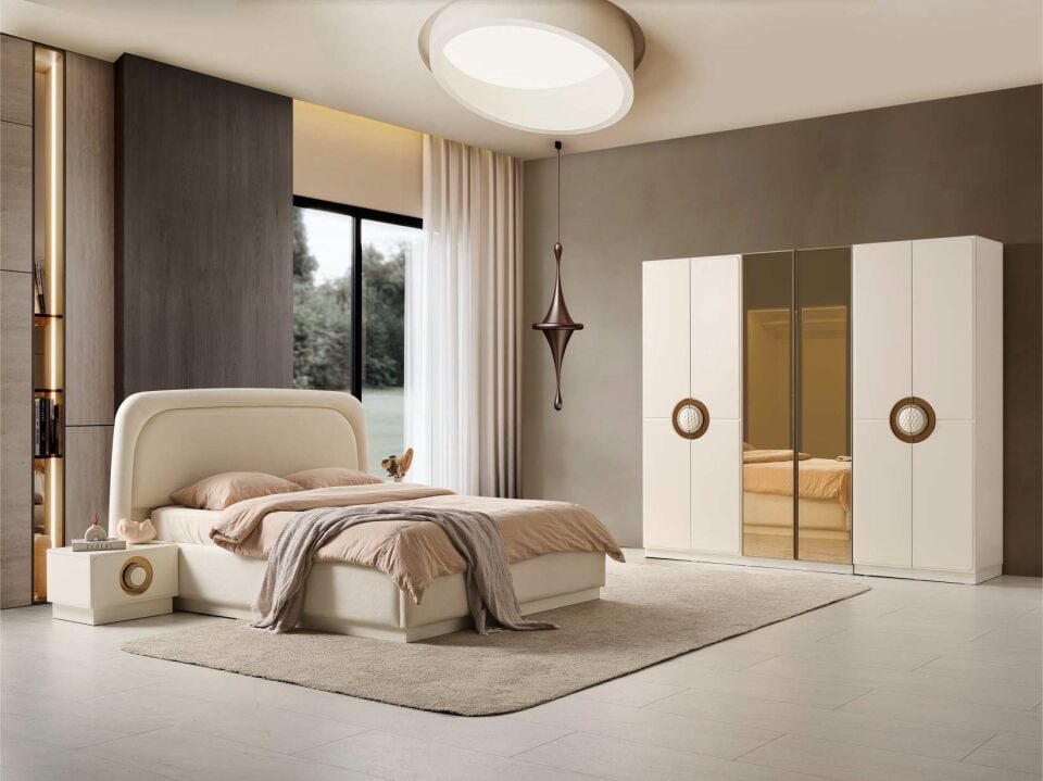 BERNİDO LİZBON VOLD61B YATAK ODASI TAKIMI-BAŞLIKLI