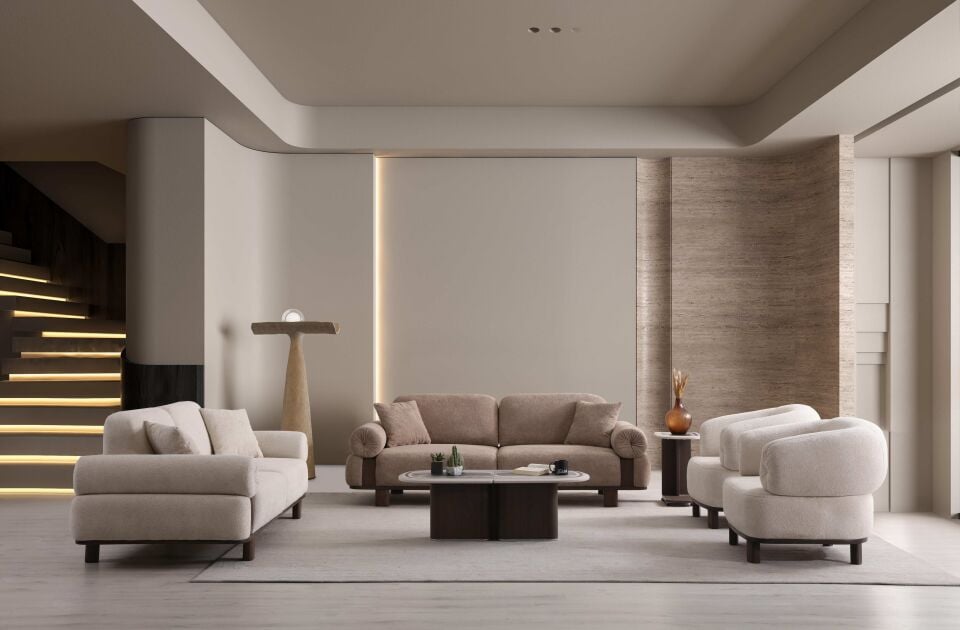 ROLL ARMANİ 3+3+1 KOLTUK TAKIMI
