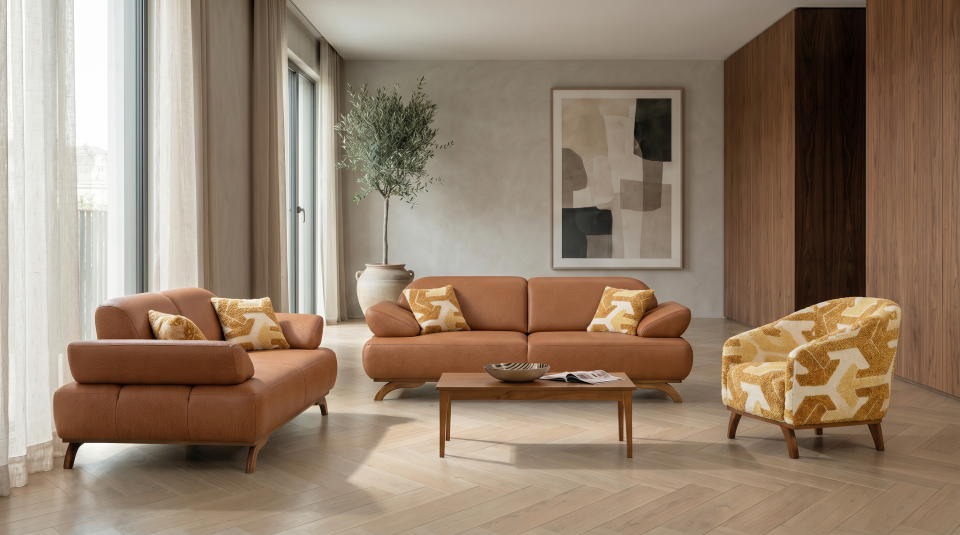 RAHAT ESİNTİ 3+3+1 KOLTUK TAKIMI RHT-214