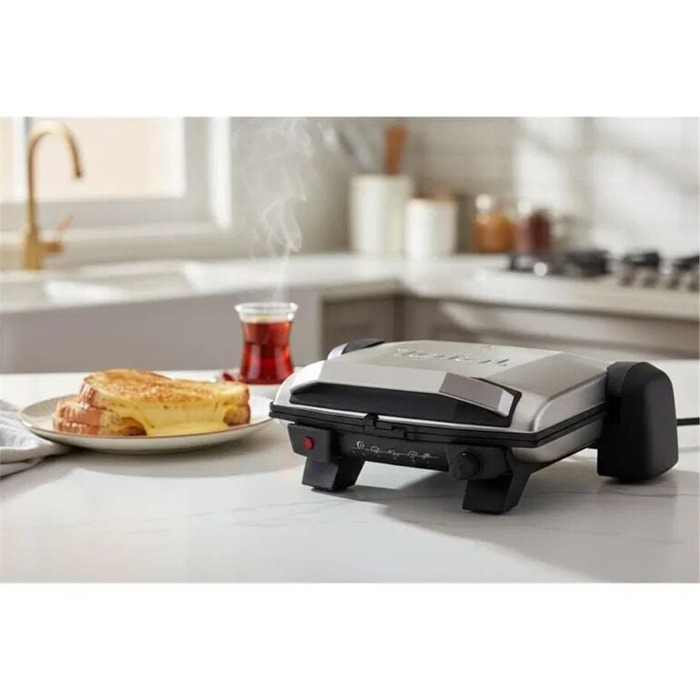 TEFAL TOAST EXPERT MAX IZGARA VE TOST MAK.GÜMÜŞ