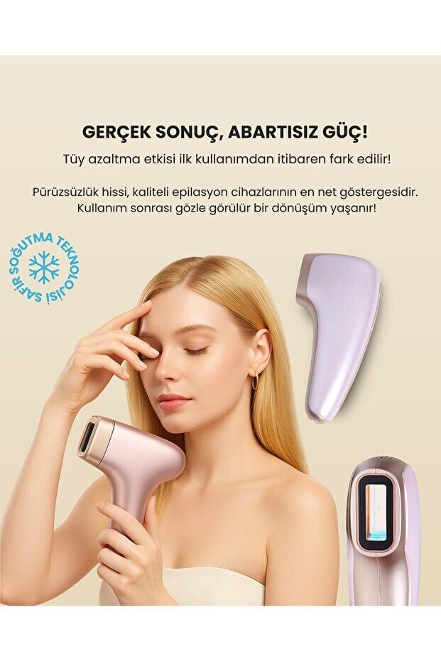 MİECO SAPPHİRE IPL 1 MİLYON ATIM LAZER EPİLASYON ALETİ