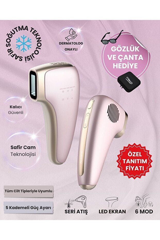 MİECO SAPPHİRE IPL 1 MİLYON ATIM LAZER EPİLASYON ALETİ