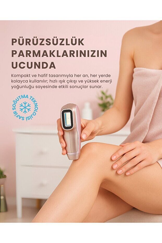 MİECO SAPPHİRE IPL 1 MİLYON ATIM LAZER EPİLASYON ALETİ