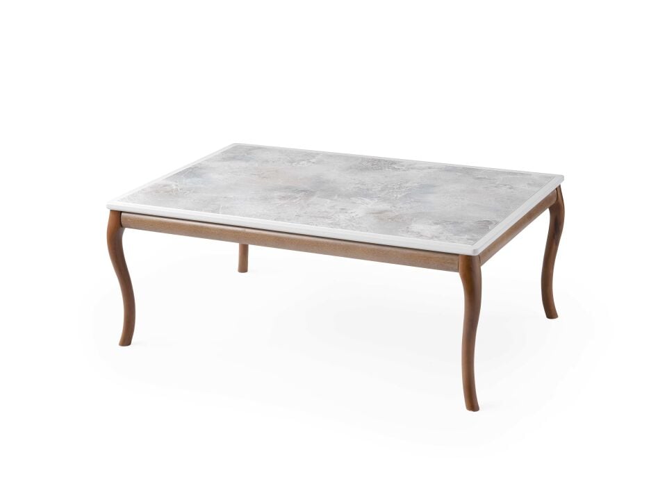 VERALINE PALERMO ORTA SEHPA-TRAVERTEN/CEVİZ