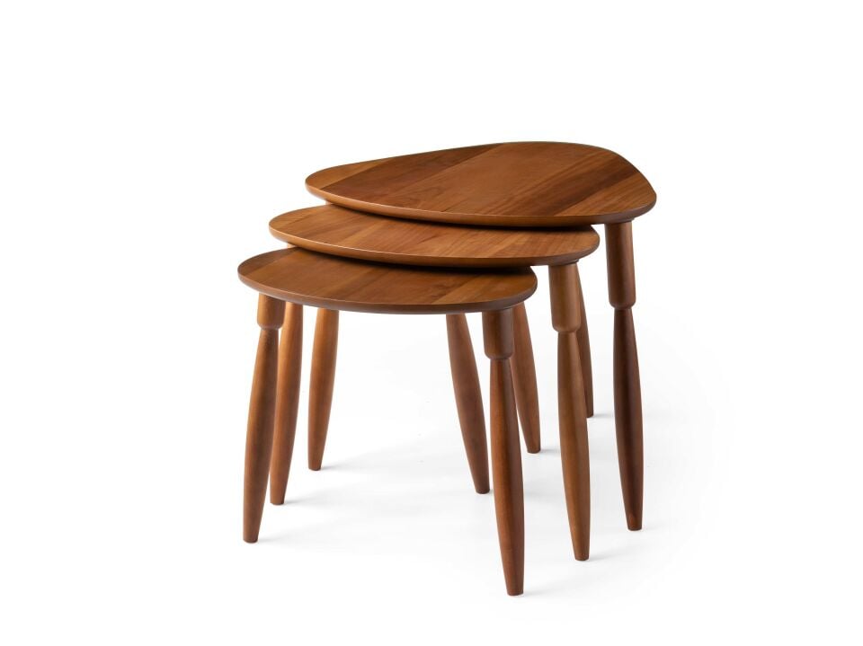 VERALINE LİZBON ZİGON SEHPA-CEVİZ/CEVİZ