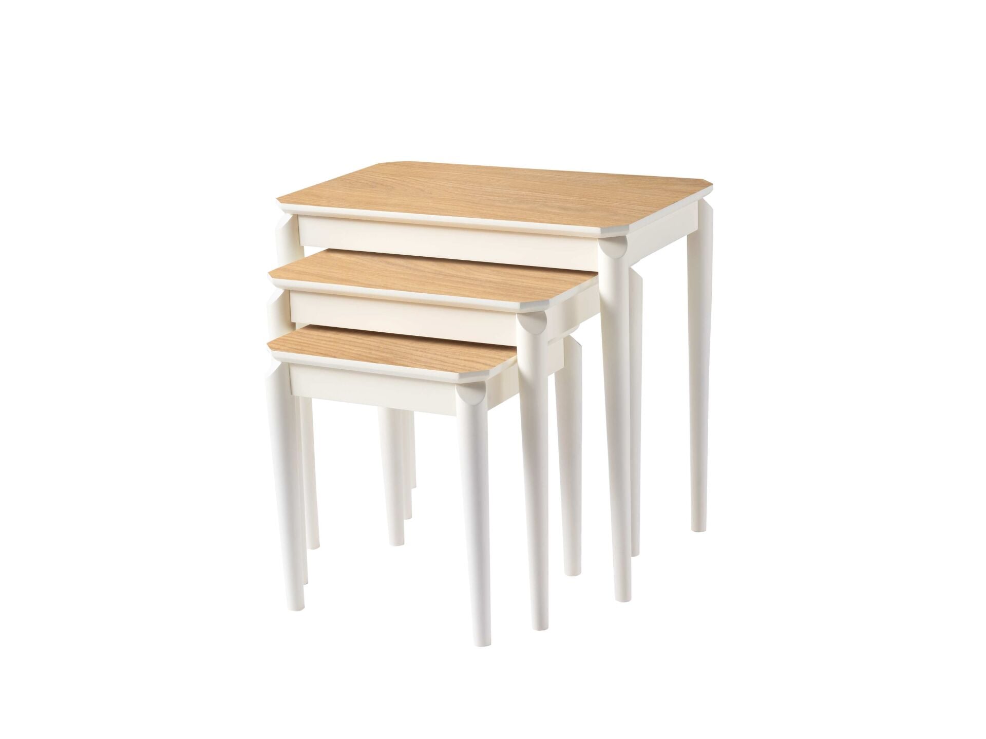 VERALINE DİCLE ZİGON SEHPA-MEŞE/KREM