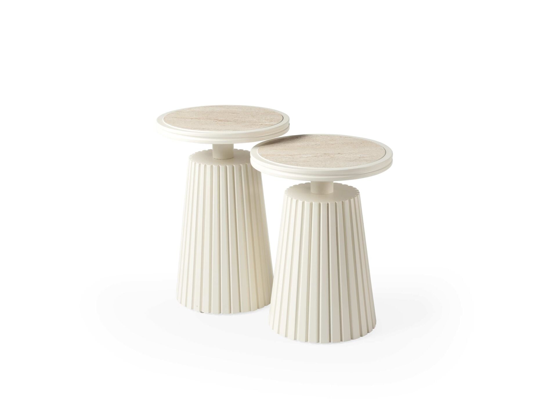 VERALINE NOVA ZİGON SEHPA-TRAVERTEN/KREM