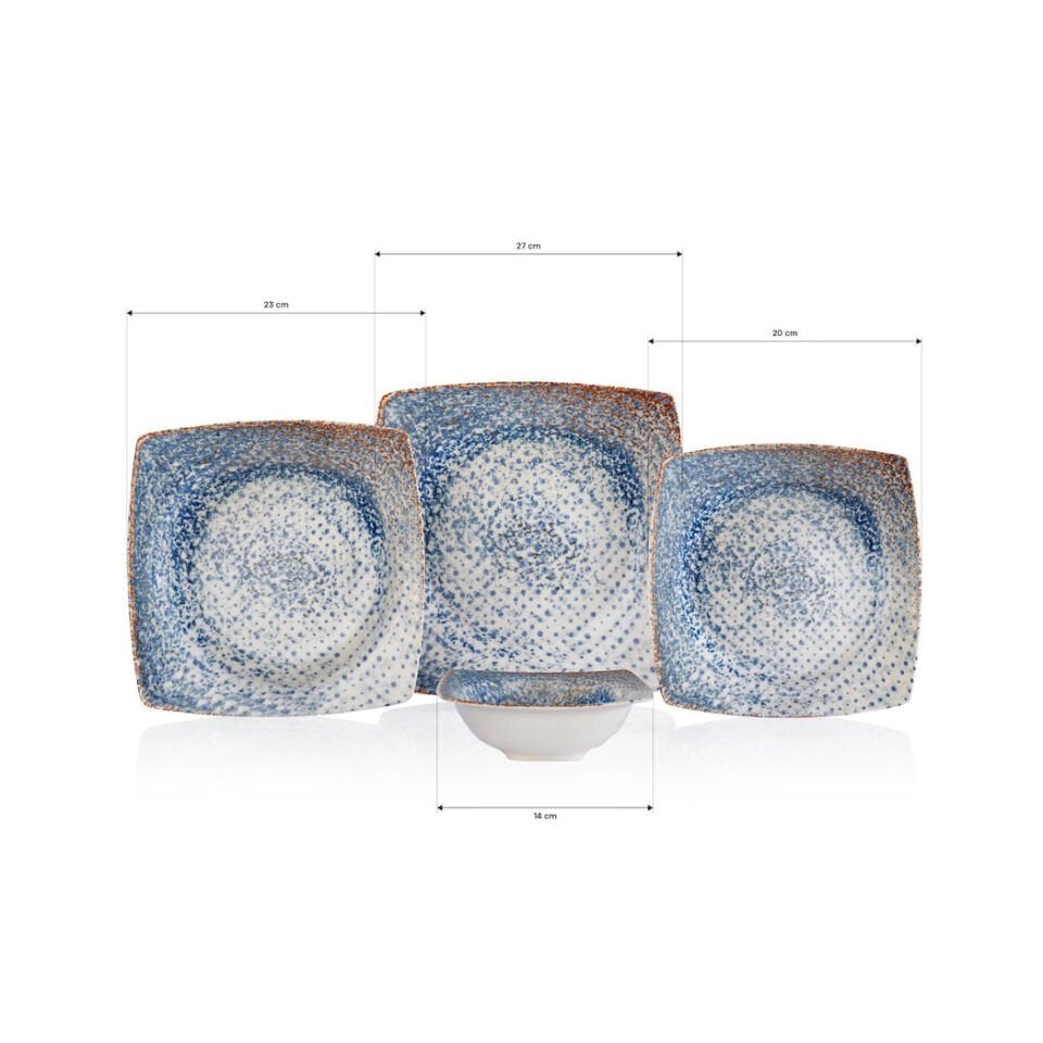 Schafer Earth Yemek Takımı - 24 Prç. - Mavi